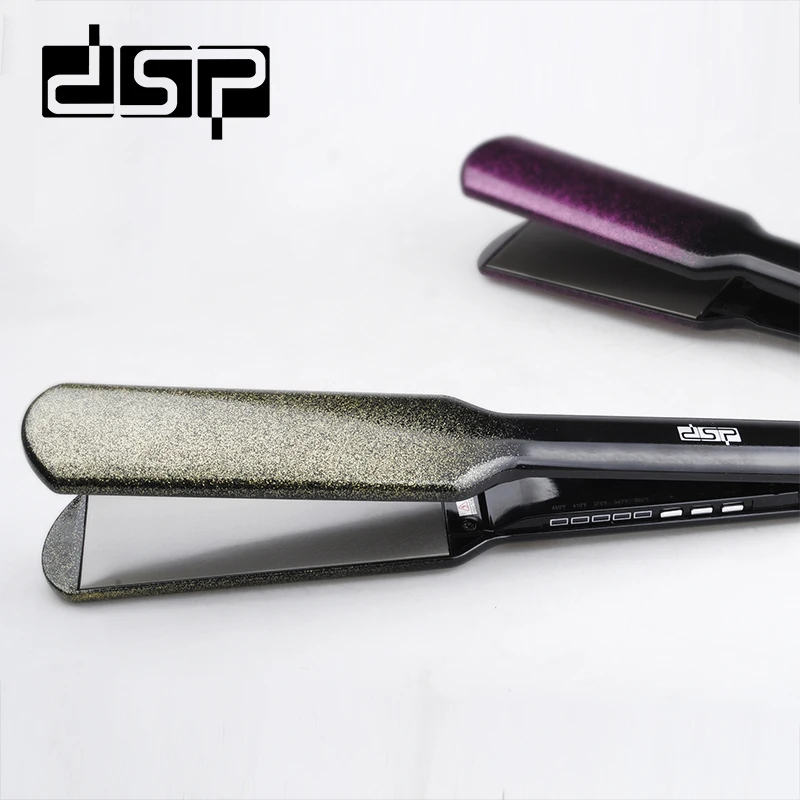DSP Flat Iron цифровой Контроль температуры Керамика выпрямитель для волос 360 градусов