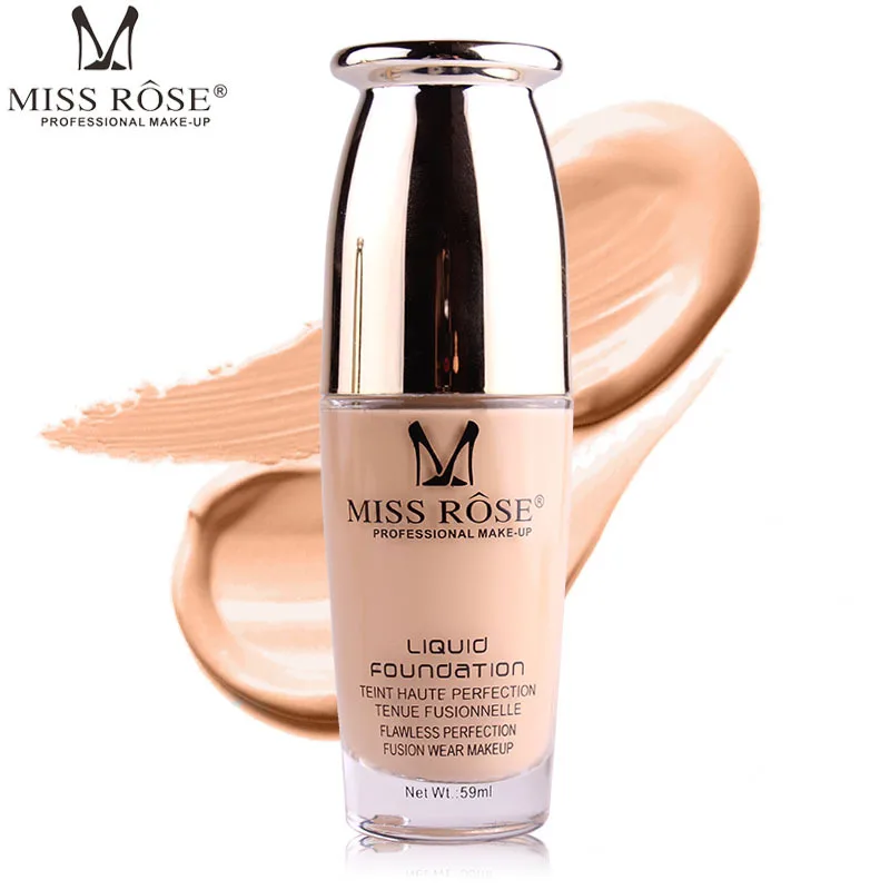 Miss Rose Liquid Foundation макияж основа осветляет отбеливание контроль жирности стойкий