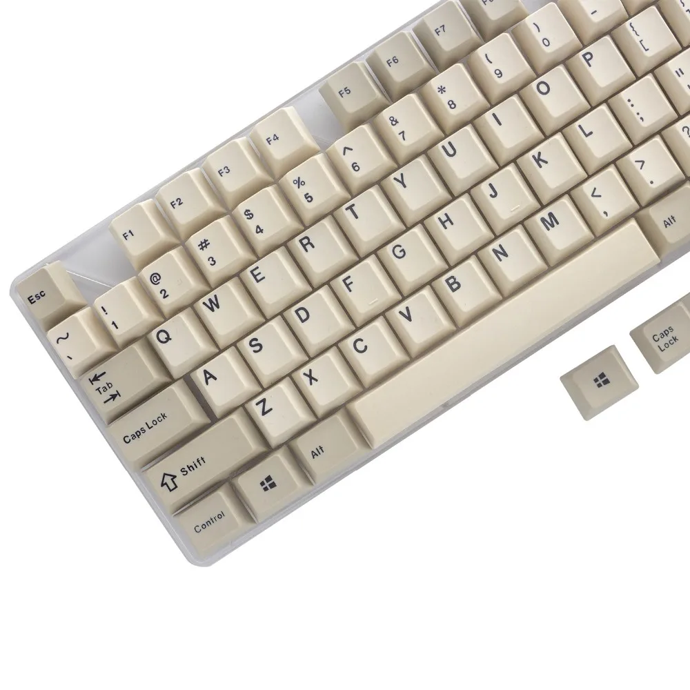 Колпачки для клавиш PBT Doubleshot ANSI макет ретро комбинированные колпачки Cherry MX 87/104/108
