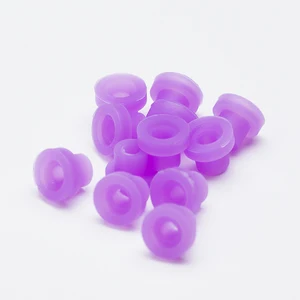 Стерильные цветные резиновые прокладки для тату-машинки, соски для тату-машинки, иглы, бесплатная доставка, 100 шт.пакет