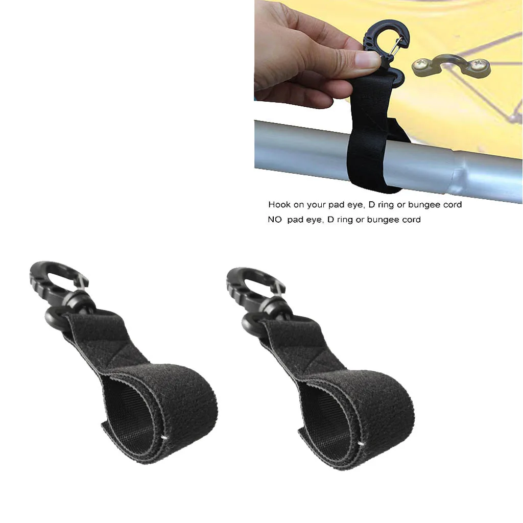 2 Pieces Nylon Safety Paddle Oar Clips Holder Keeper Tackle Gear Tool for Kayak Fishing Boat Dinghy | Спорт и развлечения