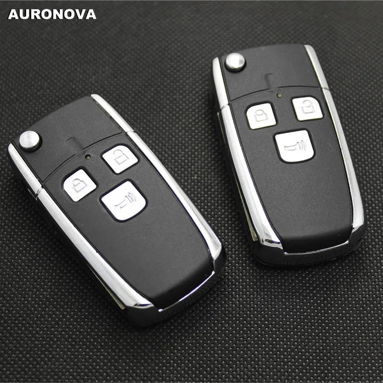 AURONOVA новый обновленный откидной Складной Корпус ключа для Toyota Corolla 3 кнопки