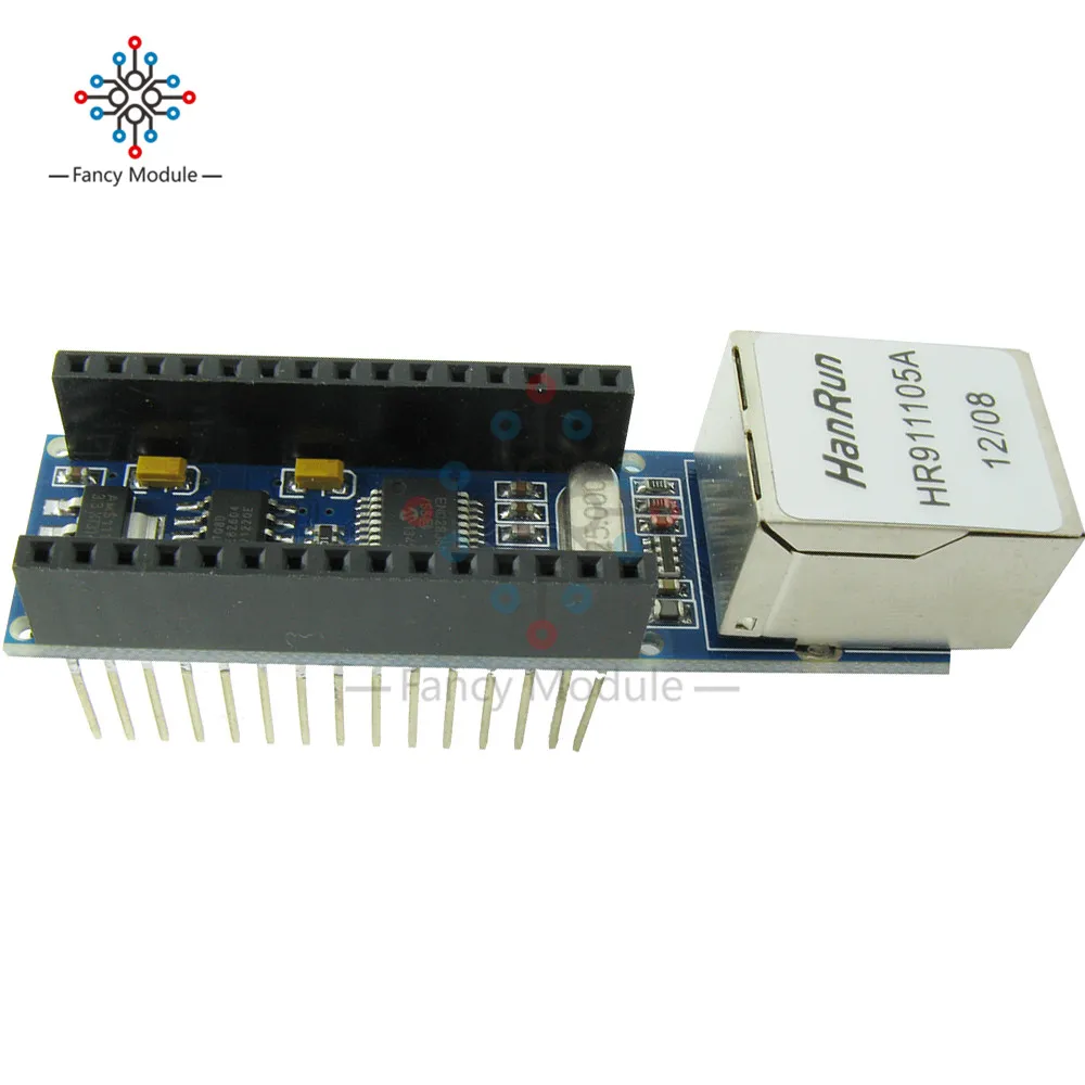 

Щит Ethernet Nano V3 ENC28J60 микрочип HR911105A Модуль платы Ethernet веб-сервера для Arduino Nano 3,0
