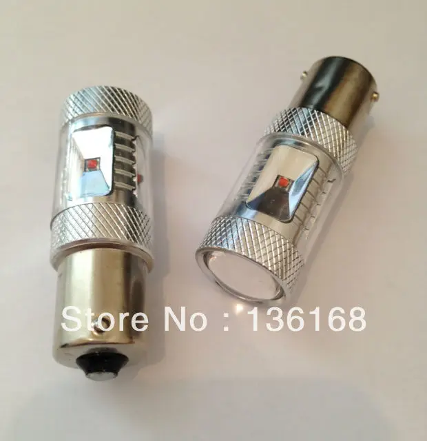 

30w AMBER CANBUS ERROR FREE CREE Chips Led P21W 382 BA15s Opposite Pins LED Car Turn Signal Light Bulb