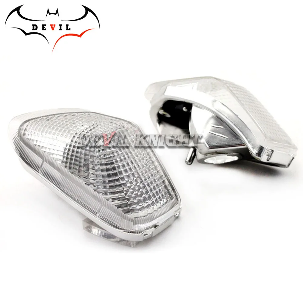 front clear Для KAWASAKI ZZR 400 ZZR400 1990 1991 1992 Аксессуары для мотоциклов передний и задний указатели поворота Индикатор светильник лампа объектив - Цвет: front clear