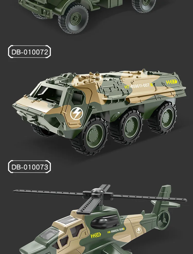 Детский Сплав ABS военная модель моделирование автомобиля Танк транспорт вертолет бронированный автомобиль литье под давлением подарок на день рождения набор игрушек