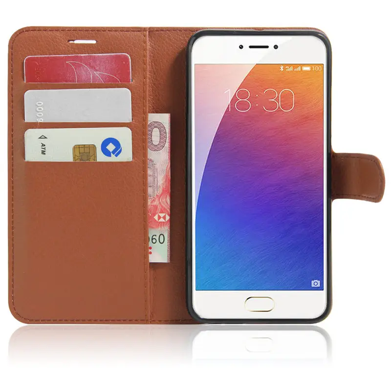 Чехол для Meizu Pro 6 5 2 дюйма Роскошный кошелек деловой кожаный чехол телефона Pro6