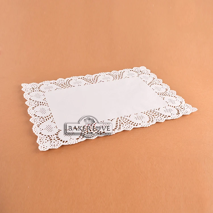BAKEST 250 шт. в партии прямоугольная белая подставка для выпечки и кондитерских