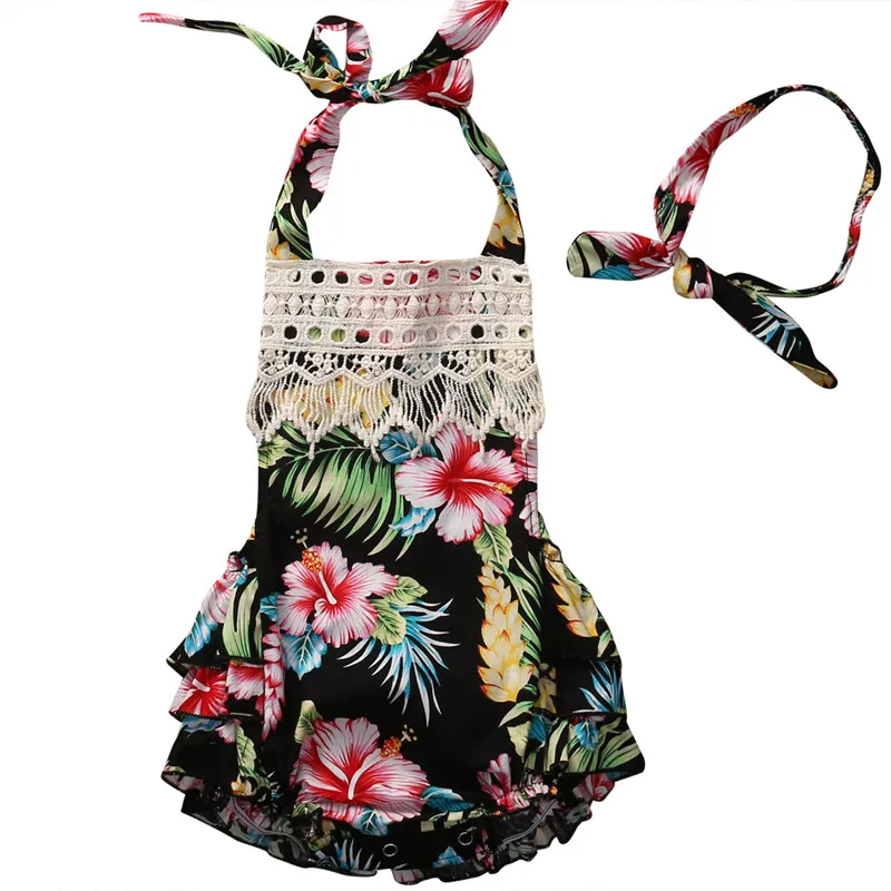 2017 одежда для маленьких девочек ободок без рукавов с квадратным воротником и