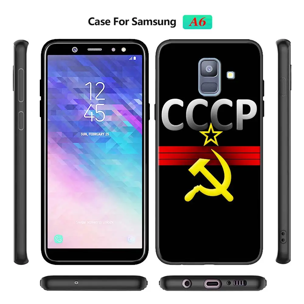 

Red Soviet Union USSR Grunge Flag Soft Phone Cases for Samsung Galaxy A6 A7 A8 Plus A9 A10 A20 A30 A40 A50 A70 A71 A51 A01 A90