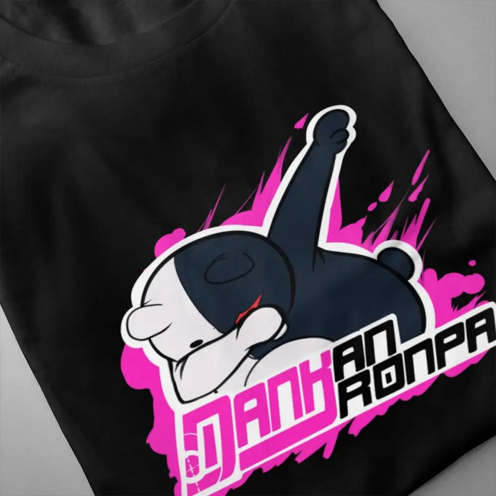 Медведь Монокума видео игра Danganronpa футболка для мужчин модная мягкая хлопковая с