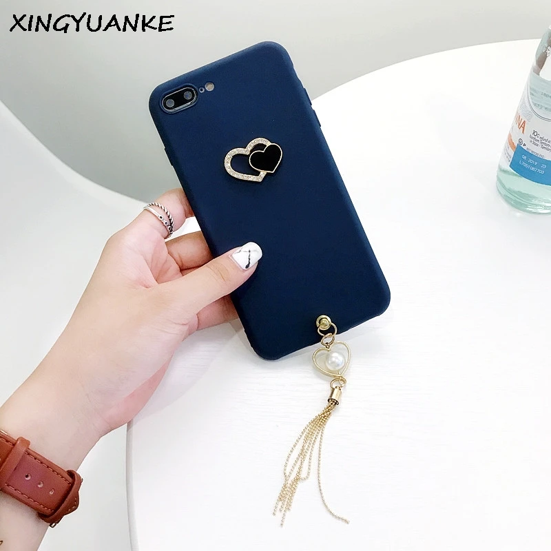 XINGYUANKE 3D конфеты мягкий чехол для iPhone XR случае Роскошные сердце любовь