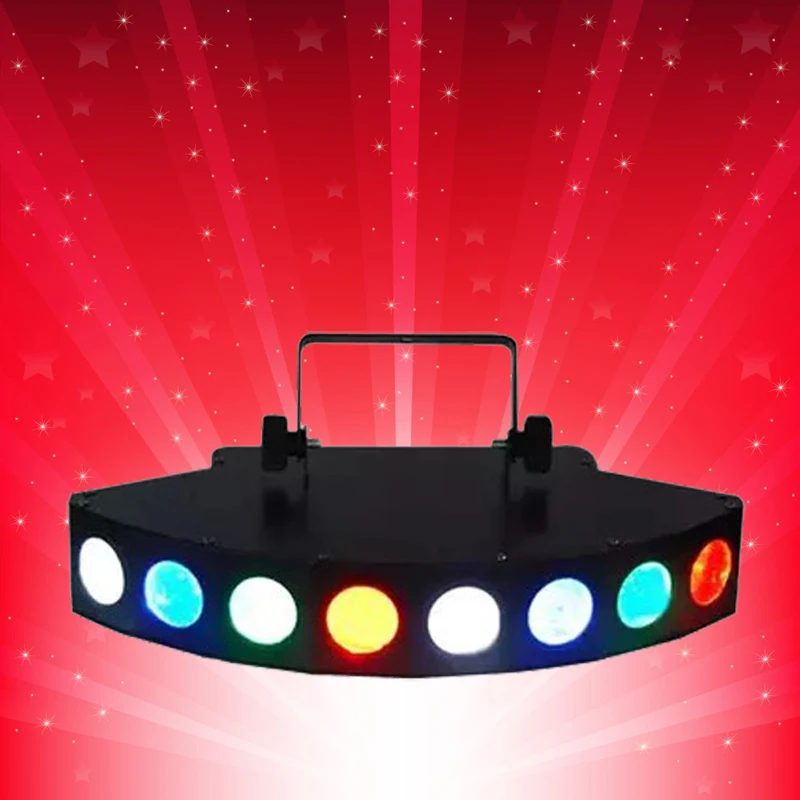Fast Shipping Eight Eyes Scanner LED RGBW Beam DMX512 Stage Effect Light Eight-eyes Quad Beam disco home bar party lights