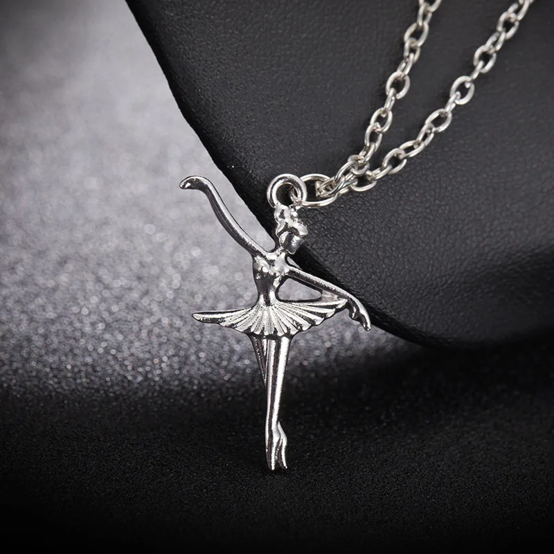 Женское колье для балерины вечерние ожерелья танцев|ballerina necklace|pendant necklacegirl gift |