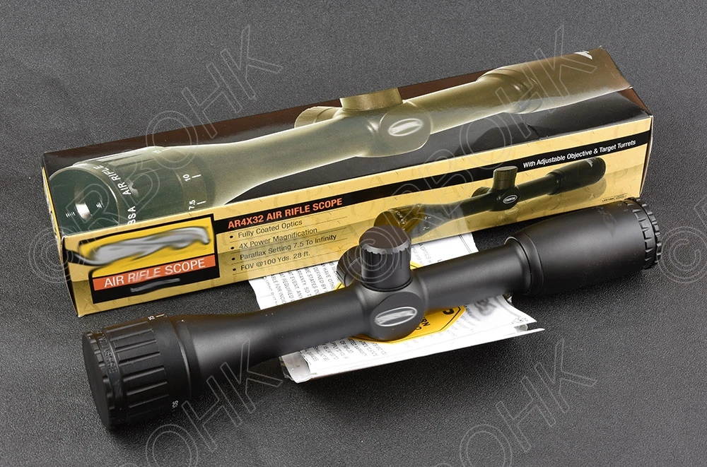 Тактический AR 4X32 AO Air Gun Mil-dot прицел для охотничьей стрельбы с крышкой объектива