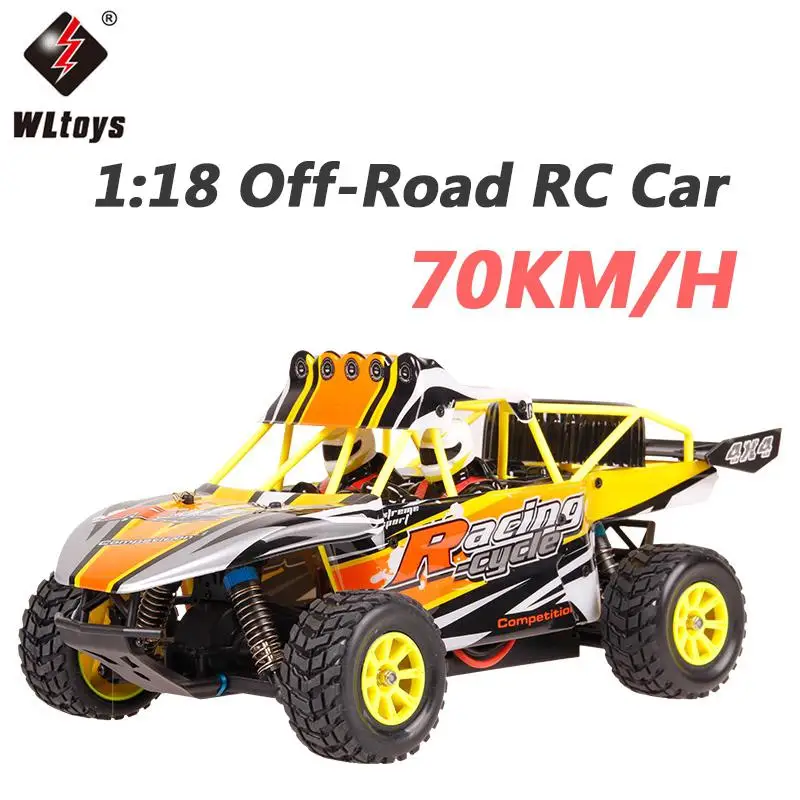Wltoys K929 B скоростной автомобиль 70 км/ч Радиоуправляемый 1:18 4WD внедорожник