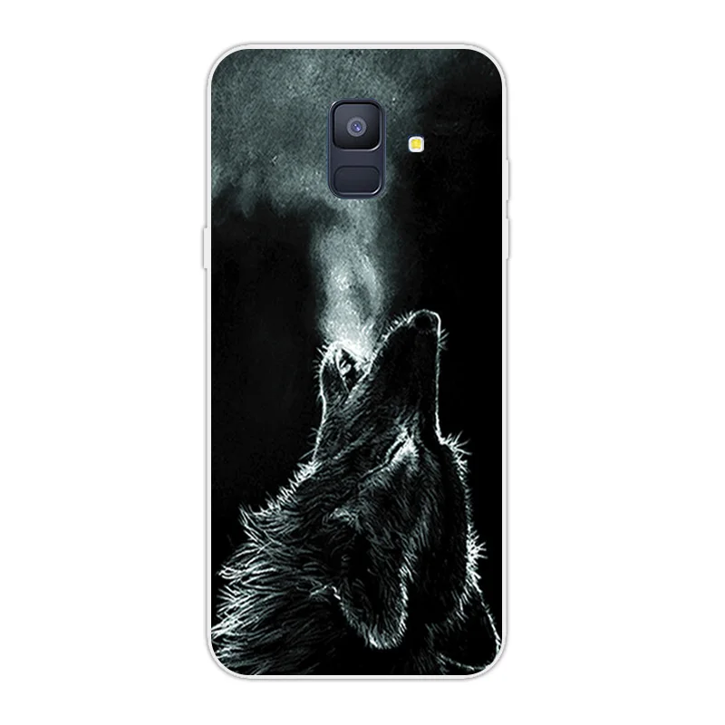15 Полный протектор мобильного телефона для samsung A600G Прозрачный чехол для Galaxy SM-A600FN, A600FN Модный милый силиконовый чехол с принтом - Цвет: 15