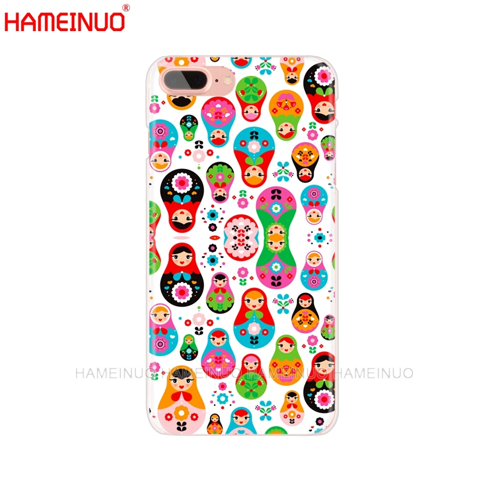 HAMEINUO Russian matryoshka Dolls Pattern Cute Luxury cell phone Cover case for iphone X 8 7 6 4 4s 5 5s SE 5c 6s plus | Мобильные