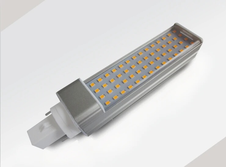 50 шт./лот 13 Вт G24 Светодиодная лампа E27 led PL освещение с 64 светодиодами SMD2835 1300 лм|lamp