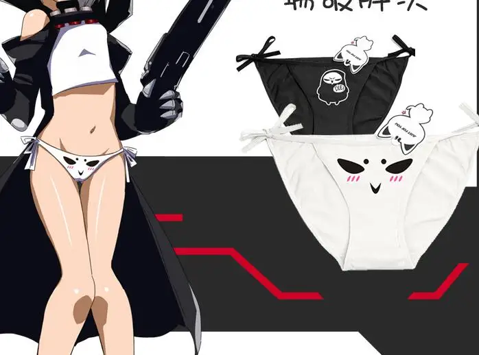 Женские трусики для девушек женские часы Kawaii D. va трусы нижнее белье Лолита