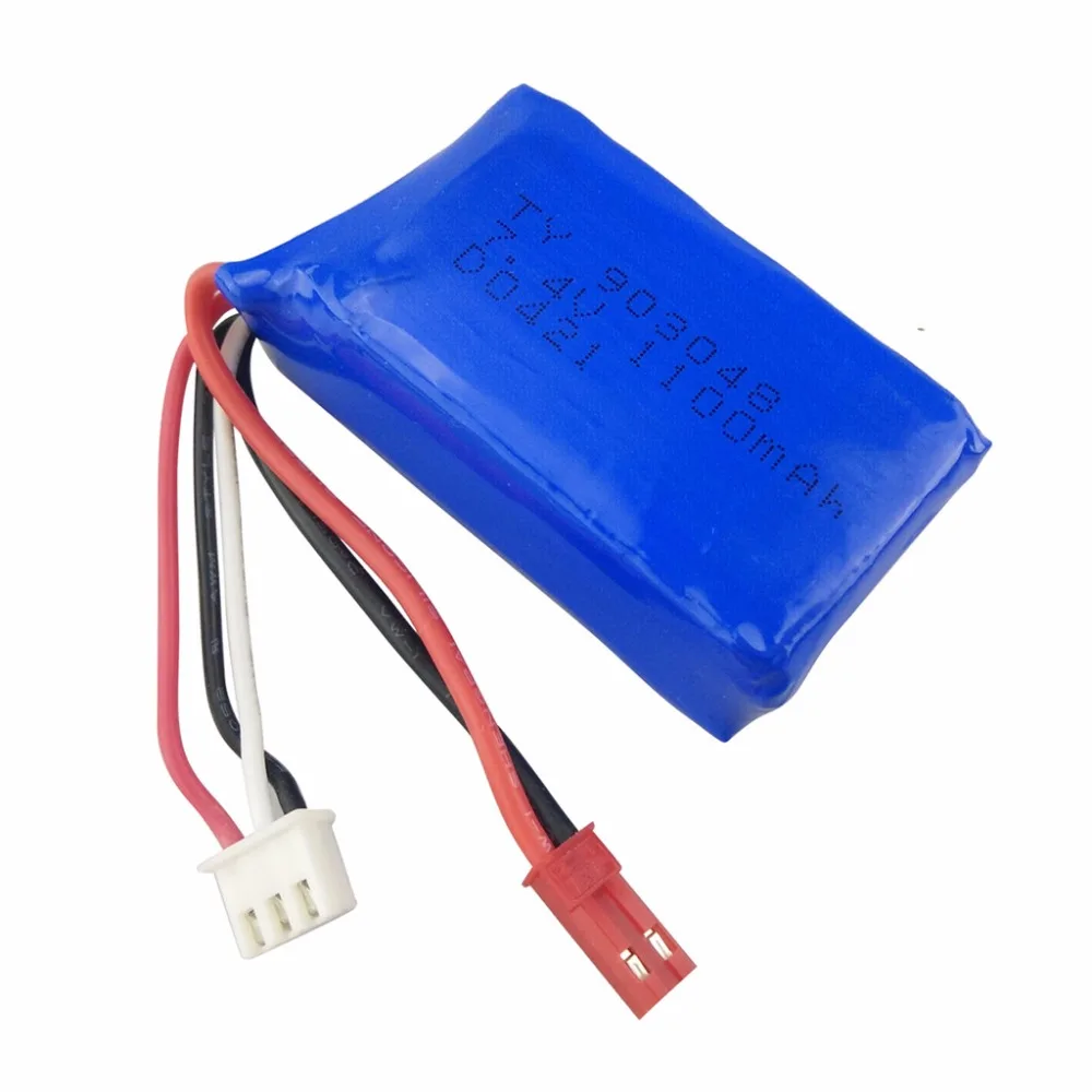 7 4 в 1100 мАч литиевая батарея для WLtoys A949 A959 A969 A979 S989 V912 T23 T55 F45 RC автомобиль с