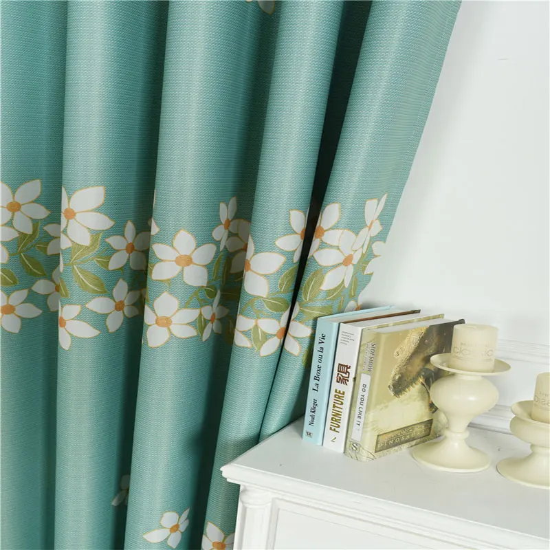 Цветочные Розовые Печатные шторы для гостиной/спальни n принцесса прозрачные