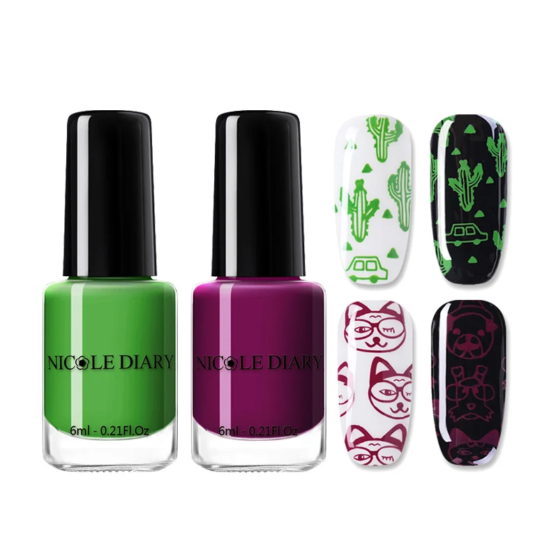 set 48 NICOLE дневник стемпинг ногтей покрытие штамп шаблоны набор мраморный Flowder изображения печатные пластины Комплект ногтей лак трафарет - Цвет: set 48