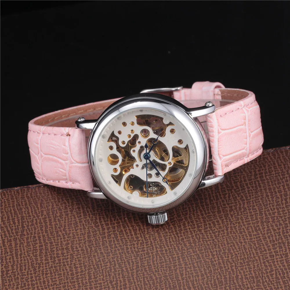 Часы SHENHUA женские кожаные автоматические механические под платье|bracelet gift|bracelet