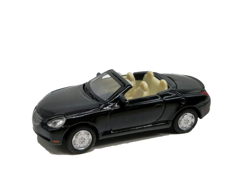 Lexus SC430 Black 1: 72 дорожная Подпись Nissan 350Z Lexus SC430 RS4 литая модель автомобиля - Цвет: Lexus SC430 Black