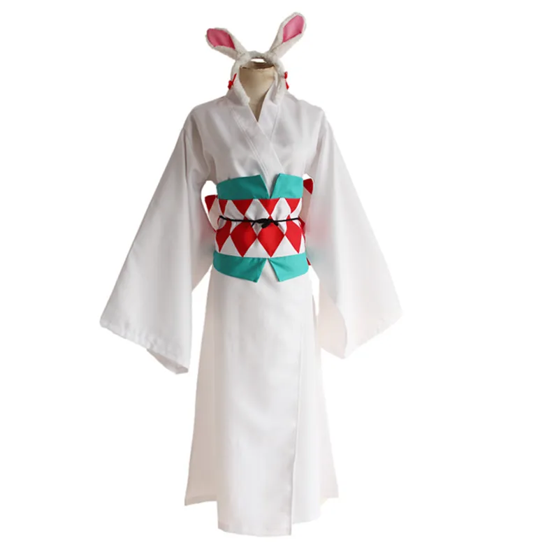 Костюм для косплея игры Onmyoji горный кролик костюм кимоно на Хэллоуин