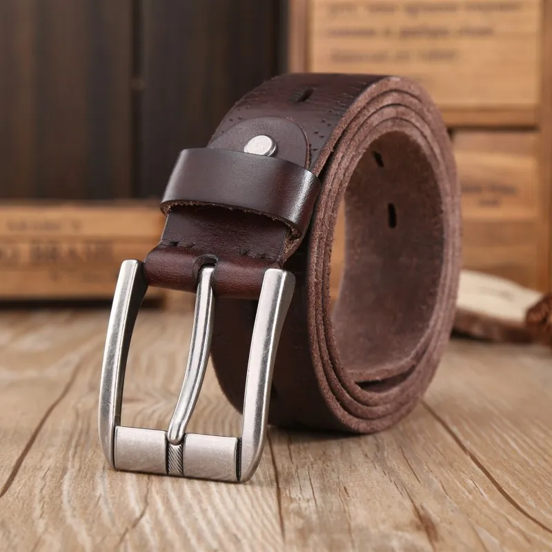 Ремень мужской из натуральной воловьей кожи 3 8 см|belt designer|designer beltsquality belt |