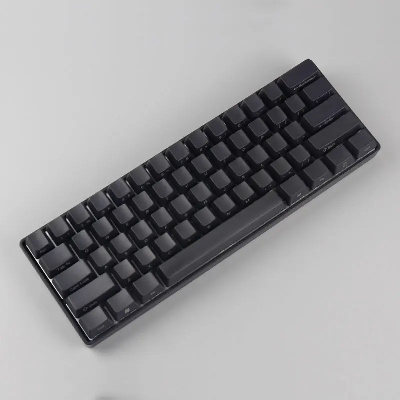 Бесплатная доставка боковая печать 60 OEM профиль толстые pbt брелки смешанные цвета