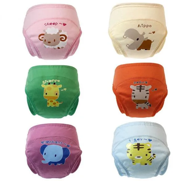 Новинка 4 слойные Детские тренировочные штаны детские тканевые подгузники