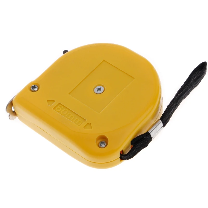 Mini 2m Retractable Tape Measure Ruler Tool Builders Home DIY Garage Yellow | Инструменты
