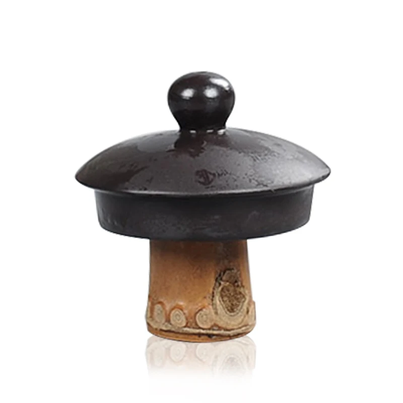 1 шт. 2x4 5 см бамбуковый держатель Крышка чайника Gaiwan Чехол - Цена: 534,22 руб.