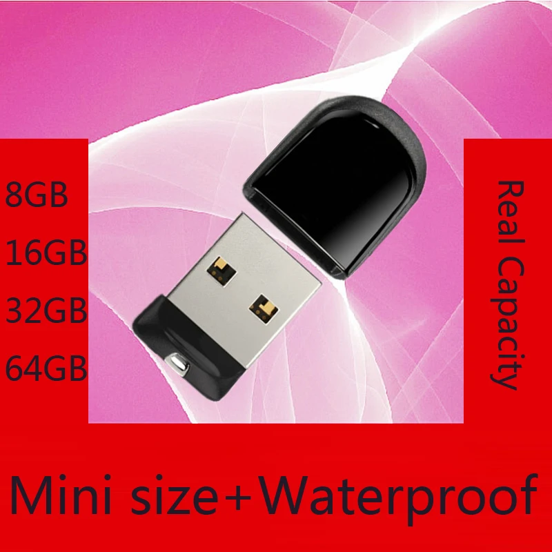 Мини USB 2 0 Водонепроницаемый Флешка 512 ГБ флэш накопитель 64 Гб карта памяти 128
