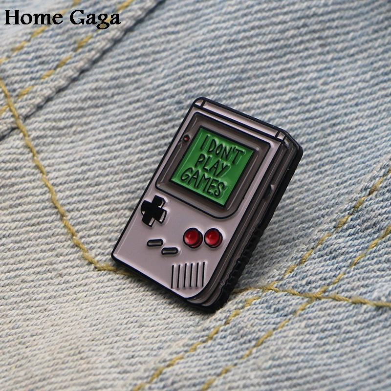 Homegaga игра мальчик advance металлические цинковые эмалированные булавки трендовая медаль para рюкзак рубашка одежда сумка броши значок для мужчин женщин D1785