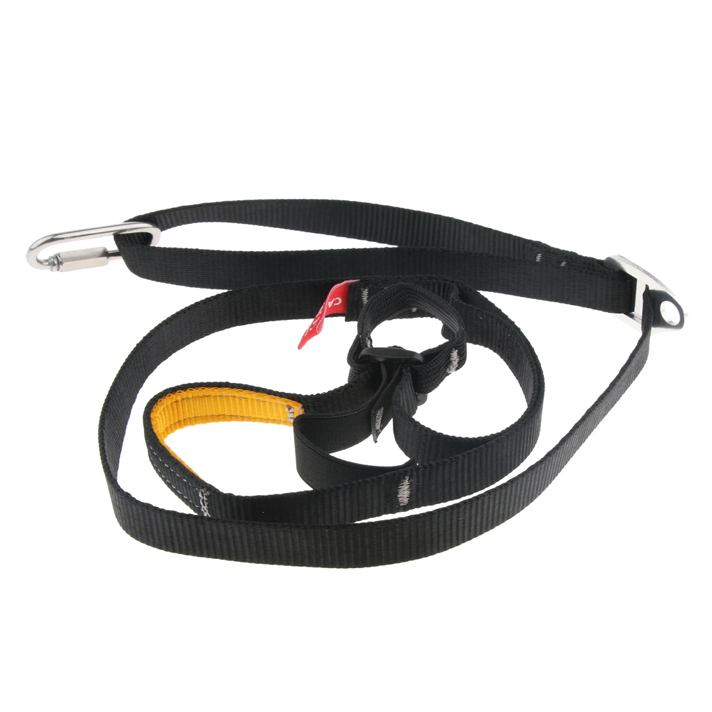 

Adjustable Strong Polyester Footer Climbing Ascender Sling Loop For Mountaineering Rock Climbing Caving Rescue 75-120cm
