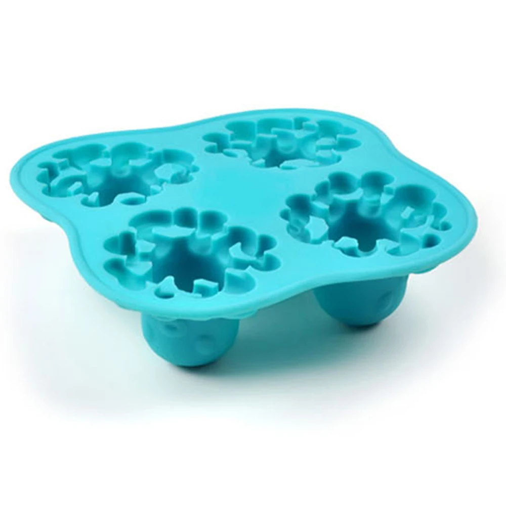 Силиконовые формы для льда в форме осьминога креативный дизайн Форма s