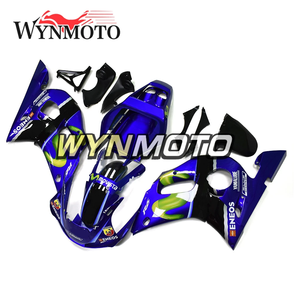 

Complete Fairings Kit For Yamaha R6 1998-2002 98 99 00 01 02 Year Injection ABS Plastics Motorbike Bodywork Blue Green New