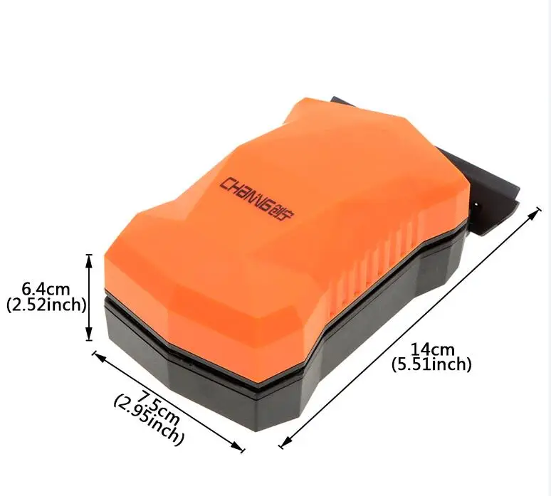 Orange Magnetic brus Аквариум магнитный очиститель стекла сильный магнит водорослей очиститель для аквариума скруббер плавающая Чистая щетка прибор для чистки окон - Цвет: Orange Magnetic brus