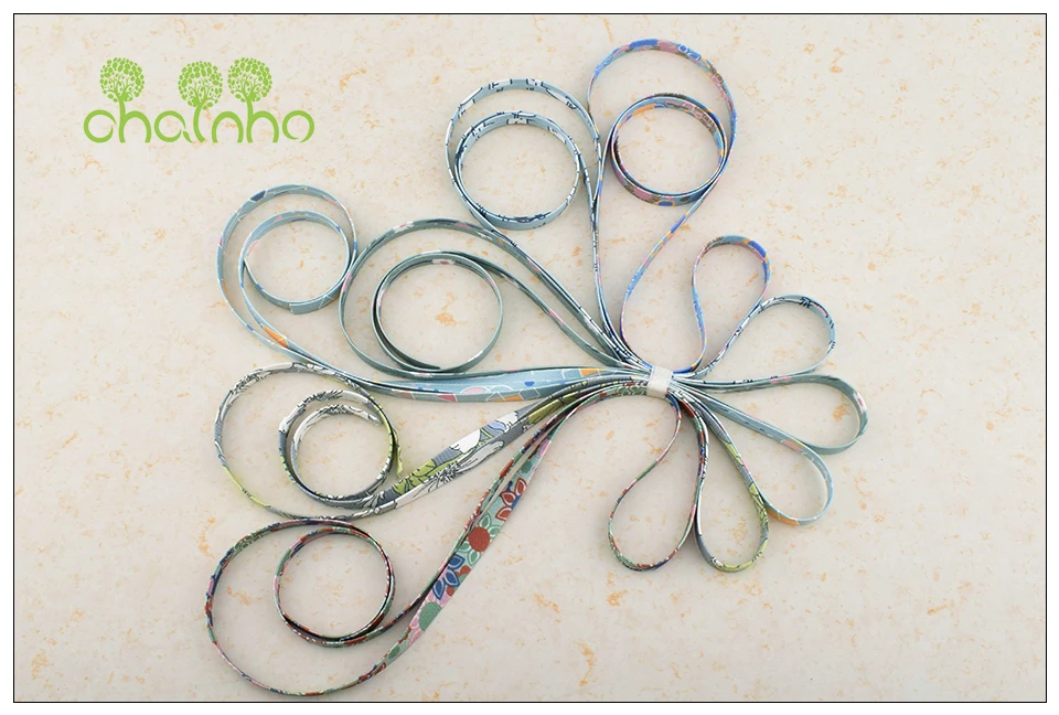 Chainho, 18 шт./лот, зеленая Цветочная серия, набор хлопковой ленты для подарков ручной работы, рукоделия, упаковки, аксессуары для волос, свадьбы, материалы