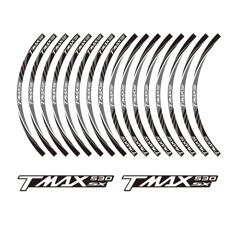 KODASKIN 2D наклейка с эмблемой обода колеса для Yamaha TMAX530SX TMAX 530 SX yzf tmax 530|Наклейки на