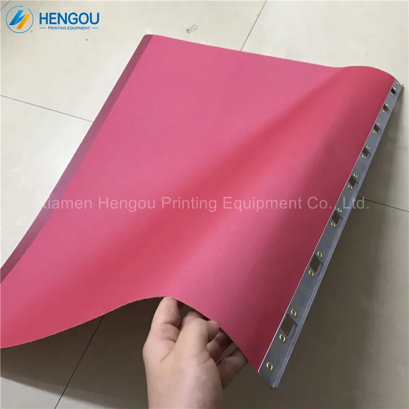6 шт. Размер 750x550x0 35 мм моющиеся Heidelberg SM74 красные цилиндрические куртки PM74