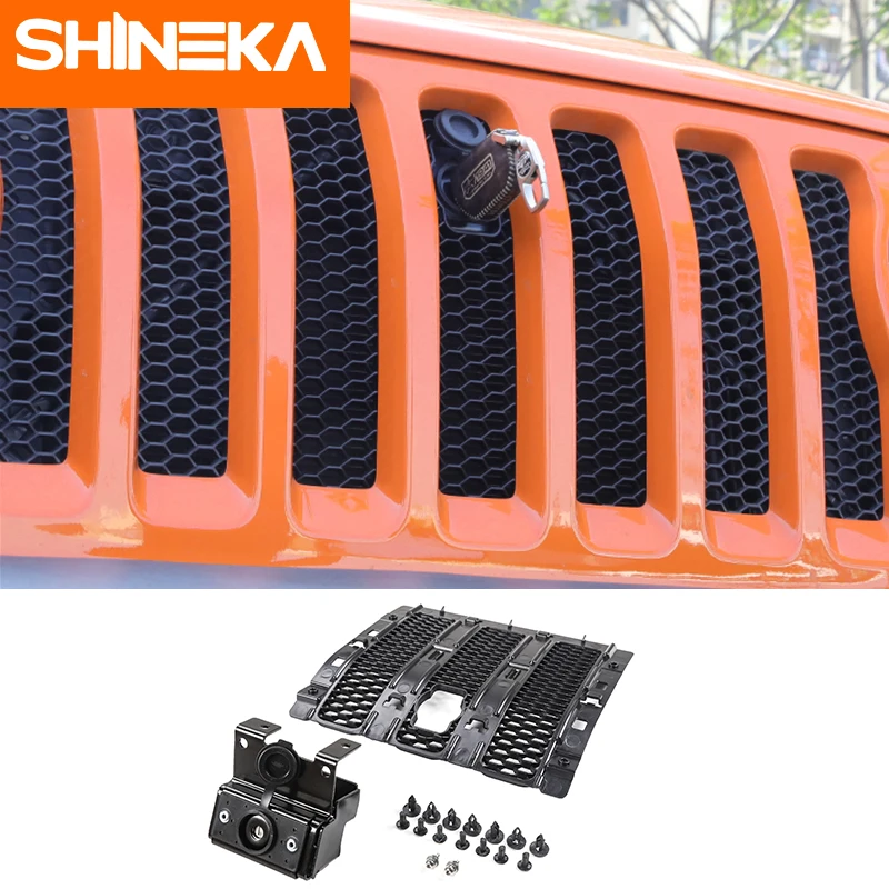 Смарт замок SHINEKA Racing Grills защелка капота в сборе комплект противоугонных замков 2018
