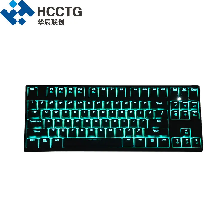 Cherry MX Красный переключатель Проводная фоновая подсветка RGB Механическая игровая
