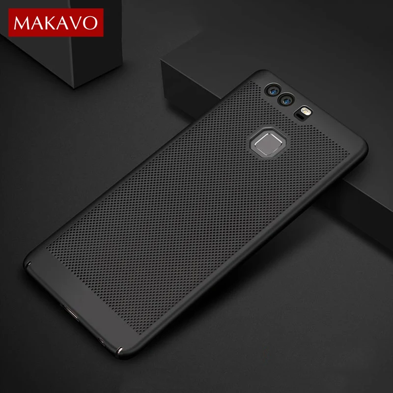 Чехол MAKAVO для Huawei P9 Plus чехол с защитой на 360 градусов Матовый Жесткий P9Plus чехлы