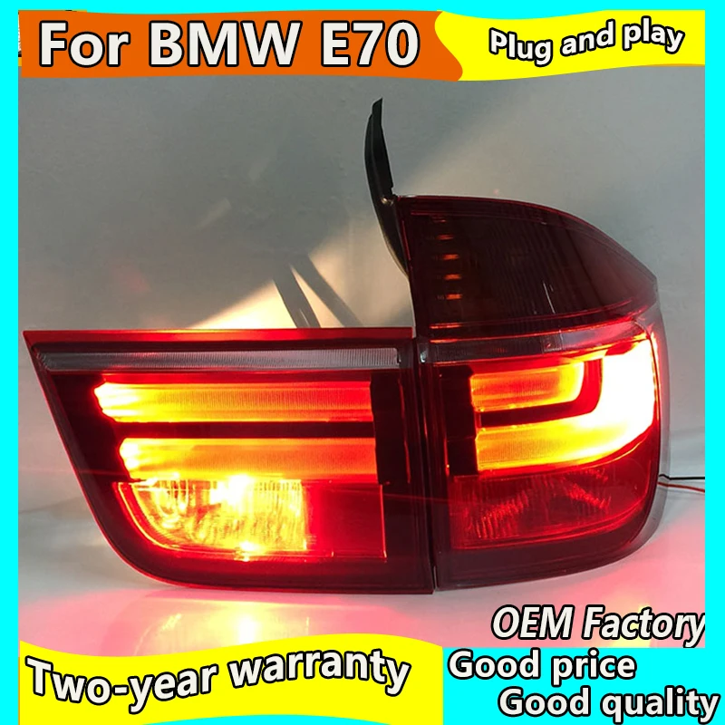Автомобильный Стайлинг задний фонарь для BMW E70 X5 хвост светильник s 2007 2013 DRL +