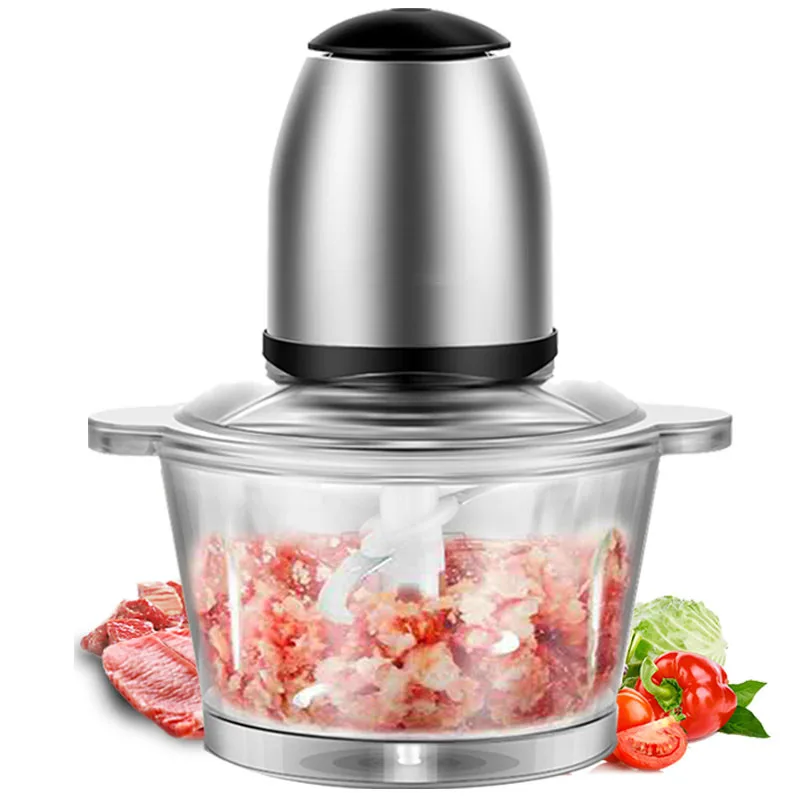 

Meat Grinders grinder USES electric stainless steel fillings to stir and mix garlic puree