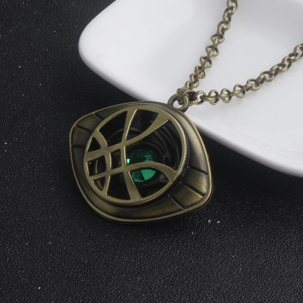 Marvel фильм Доктор Стрэндж глаз Agamotto кулон Цепочки и ожерелья Мстители 3